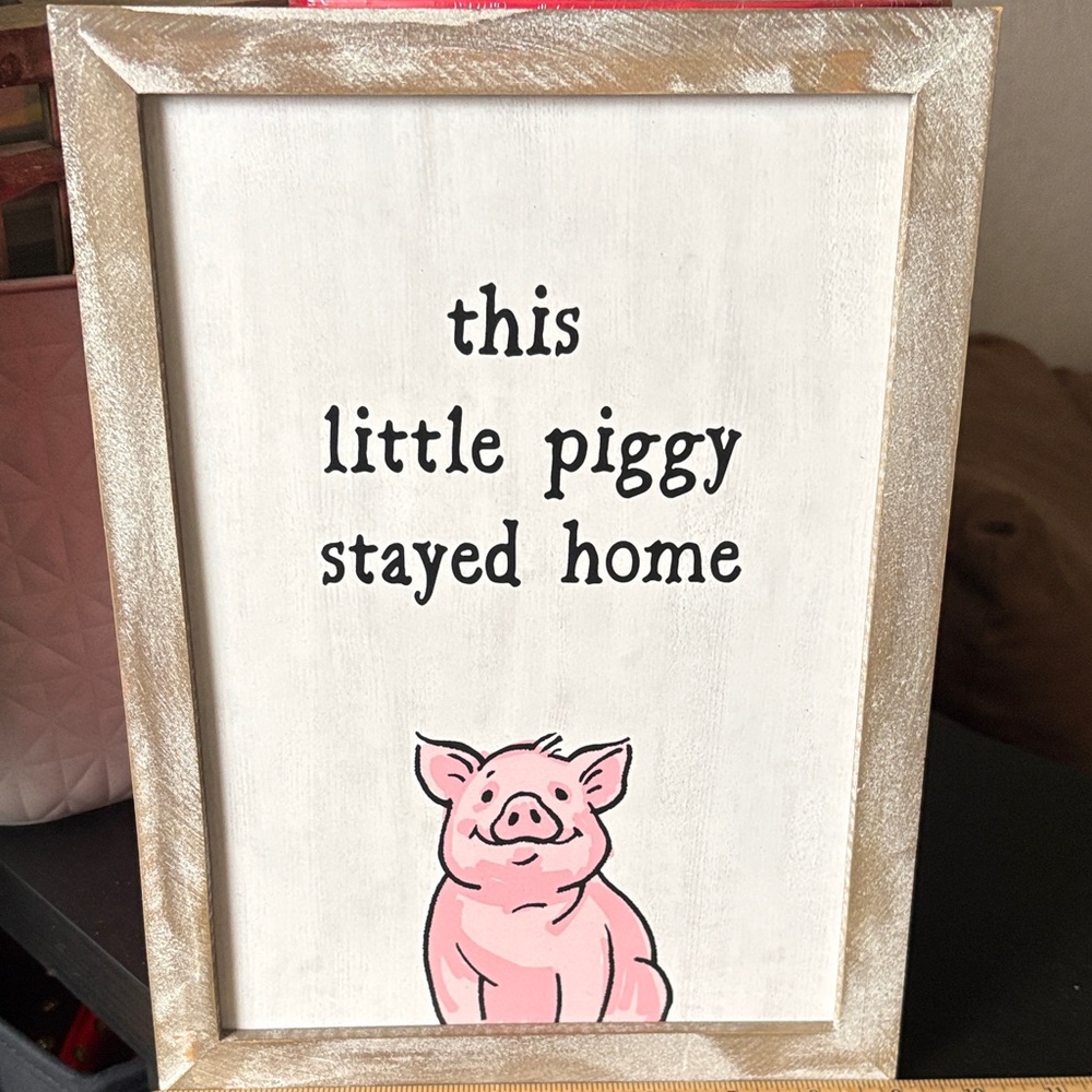 Framed Piggy Wall Art